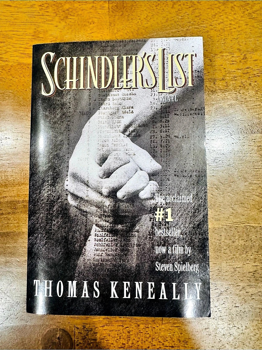 Touchstone Schindler's List Paperback Book Black & White